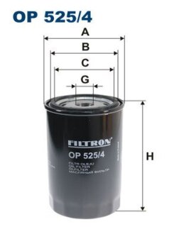 Фільтр масляний FILTRON OP5254