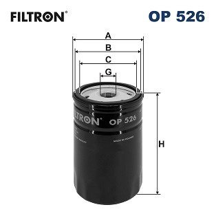 Фільтр масляний FILTRON OP526