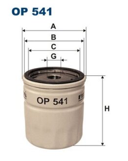 Фільтр масляний FILTRON OP541