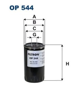 Фільтр масляний FILTRON OP544