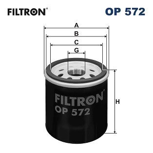 Фільтр масляний FILTRON OP572