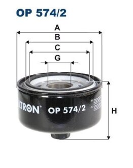 Фільтр масляний FILTRON OP5742