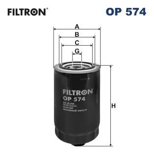 Фільтр масляний FILTRON OP574