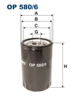 Фільтр масляний FILTRON OP5806