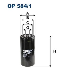 Фільтр масляний FILTRON OP5841