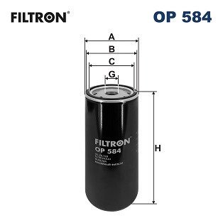 Фільтр масляний FILTRON OP584