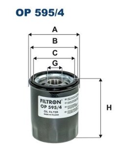 Фільтр масляний FILTRON OP5954