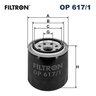 Фільтр масляний FILTRON OP6171