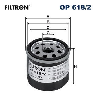 Фільтр масляний FILTRON OP6182