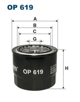 Фільтр масляний FILTRON OP619