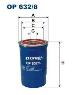 Фільтр масляний FILTRON OP6326