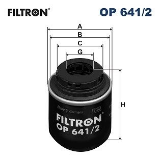 Масляный фильтр FILTRON OP641/2