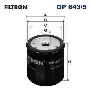 Фільтр масляний FILTRON OP6435