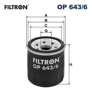 Фільтр масляний FILTRON OP6436