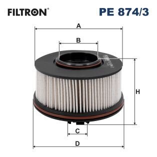 Фільтр палива FILTRON PE8743