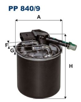 Фільтр палива FILTRON PP8409