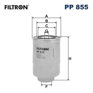 Фільтр палива FILTRON PP855