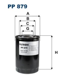 Фільтр палива FILTRON PP879