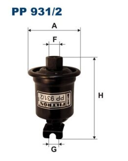 Фільтр палива FILTRON PP9312