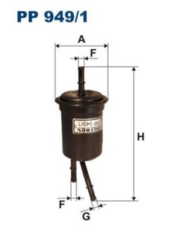 Фільтр палива FILTRON PP9491