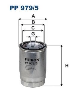 Фільтр палива FILTRON PP9795