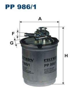 Фільтр палива FILTRON PP9861