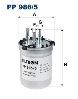 Фільтр палива FILTRON PP9865