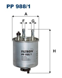 Фільтр палива FILTRON PP988/1