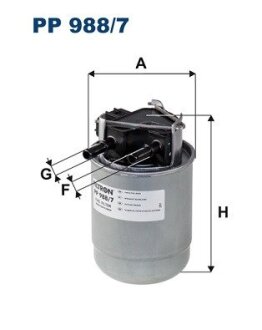 Фільтр палива FILTRON PP9887