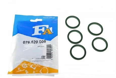 FISCHER DACIA Ущільнювальне кільце DUSTER (HM_) 1.2 15-, RENAULT MEGANE IV 1.2 15- Fischer Automotive One (FA1) 076.520.005