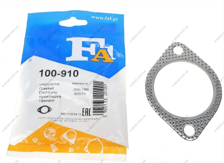 Прокладка труби вихлопної (вир-во Fischer) Fischer Automotive One (FA1) 100-910 (фото 1)