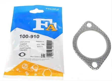 Прокладка, труба вихлопного газа Fischer Automotive One (FA1) 100-910