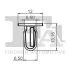 Кліпса кріплення (затискач) Fischer Automotive One (FA1) 10-10007.5 (фото 2)