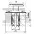 Кліпса кріплення облицювання (к-кт 10 шт) BMW/MB/Mitsubishi/Smart/Volvo 90- Fischer Automotive One (FA1) 10-20002.10 (фото 2)