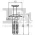Кліпса кріплення (затискач) Fischer Automotive One (FA1) 10-20009.5 (фото 2)