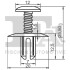 Кліпса кріплення (затискач) Fischer Automotive One (FA1) 10-30004.5 (фото 2)