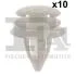 Кліпса кріплення обшивки (к-кт 10 шт) BMW X5/X6 06-18/ Porsche Boxster/911 96-05 Fischer Automotive One (FA1) 10-40008.10 (фото 1)