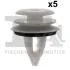 Клипса крепления обшивки (к-кт 5 шт) BMW 3 (E90-E92)/5 (E60/F07)/7 (F01-F04)/X5 (E71/E72) 97- Fischer Automotive One (FA1) 10-40016.5 (фото 1)