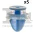 Клипса крепления обшивки (к-кт 5 шт) Citroen/Peugeot/Renault Fischer Automotive One (FA1) 10-40028.5 (фото 1)