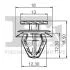 Клипса крепления обшивки (к-кт 5 шт) Citroen/Peugeot/Renault Fischer Automotive One (FA1) 10-40028.5 (фото 2)