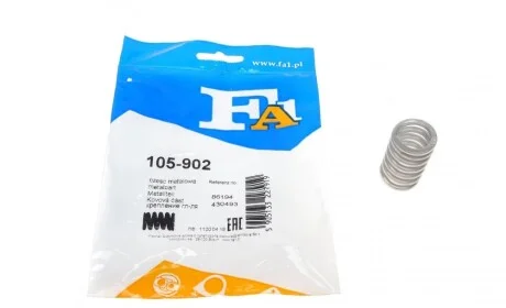Пружина труби вихлопної BMW/Citroen/Fiat/Hyundai/Kia/Lexus/Mitsubishi/Peugeot/Smart/Toyota Fischer Automotive One (FA1) 105-902
