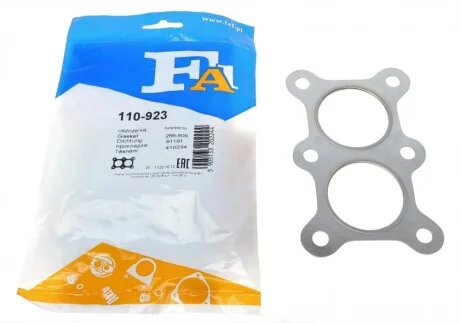 Прокладка труби вихлопної VW T4 2.5 90-03 Fischer Automotive One (FA1) 110-923
