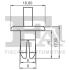 Кліпса кріплення (затискач) Fischer Automotive One (FA1) 11-20011.5 (фото 2)