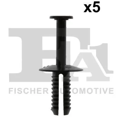 Клипса крепления обшивки (к-кт 5 шт) MB/VAG/BMW (черная) Fischer Automotive One (FA1) 11-20021.5 (фото 1)