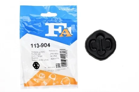 Гумка глушника Lada Samara 86-96/Audi 100/200/80 -90 Fischer Automotive One (FA1) 113-904