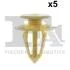 Клипса крепления обшивки двери (к-кт 5 шт) VW T5/T6 03 Fischer Automotive One (FA1) 11-40003.5 (фото 1)