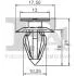 Клипса крепления обшивки двери (к-кт 5 шт) VW T5/T6 03 Fischer Automotive One (FA1) 11-40003.5 (фото 2)
