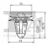 Кліпса кріплення (затискач) Fischer Automotive One (FA1) 11-40011.5 (фото 2)