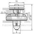 Кліпса кріплення (затискач) Fischer Automotive One (FA1) 11-40023.5 (фото 2)