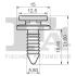 Кліпса кріплення (затискач) Fischer Automotive One (FA1) 11-40029.5 (фото 2)